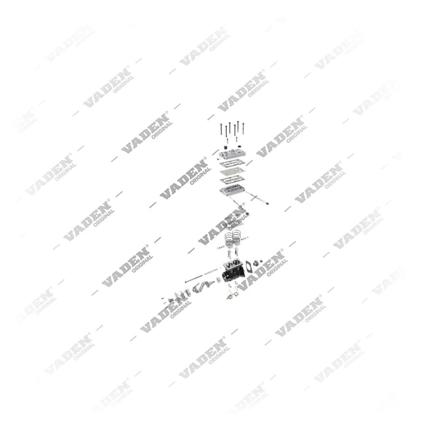 9) 9125100080,9125100220,4571307615,4601300815, A4601300815 Twin Cylinder, Air Compressor, Vaden