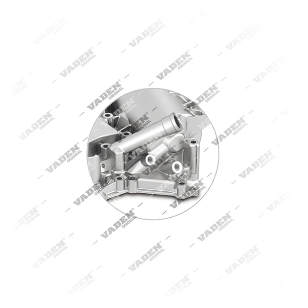 2) 5411881204S,5411882204S,5411882704S, A5411882704 MERCEDES BENZ ACTROS OM541 Kapak, Yağ Soğutucu, Vaden
