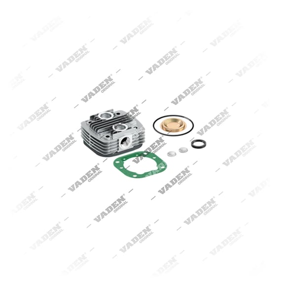 1) 4111419282, 11 27 80 Testa del cilindro, Kit di riparazione per compressori per freni ad aria, Vaden