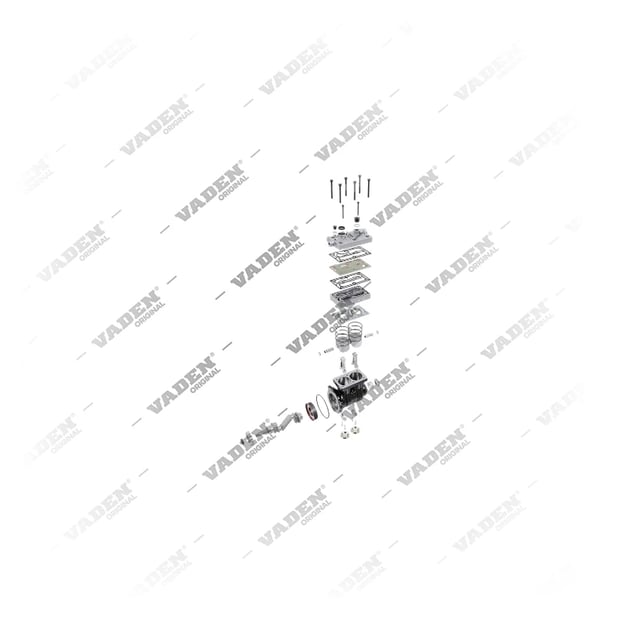 9) 9125140100S,9125140130S,7422169888S,7422885124S, 7422885124S RENAULT TRUCKS Bicilíndrico, Compresor de aire, Vaden