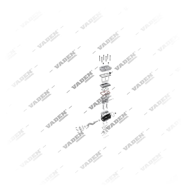 9) 8113270,8129779,LP4850, 1300 140 001 Doppio cilindro, Compressore d'aria, Vaden