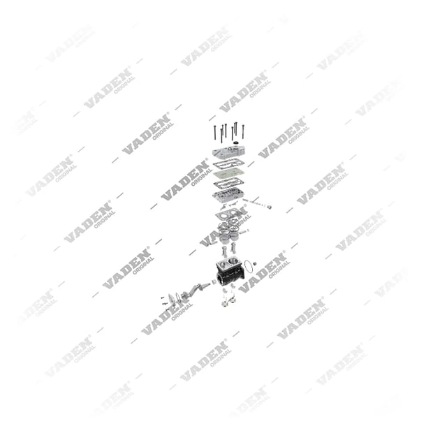 9) 4127040090,7420713886, 4127040090 WABCO Двухцилиндровый, Компрессор воздуха, Ваден