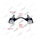 68321349,BDA429, 68321349 MERITOR   LISA- 22.5", Kızak, Kaliper Taşıyıcı, Vaden