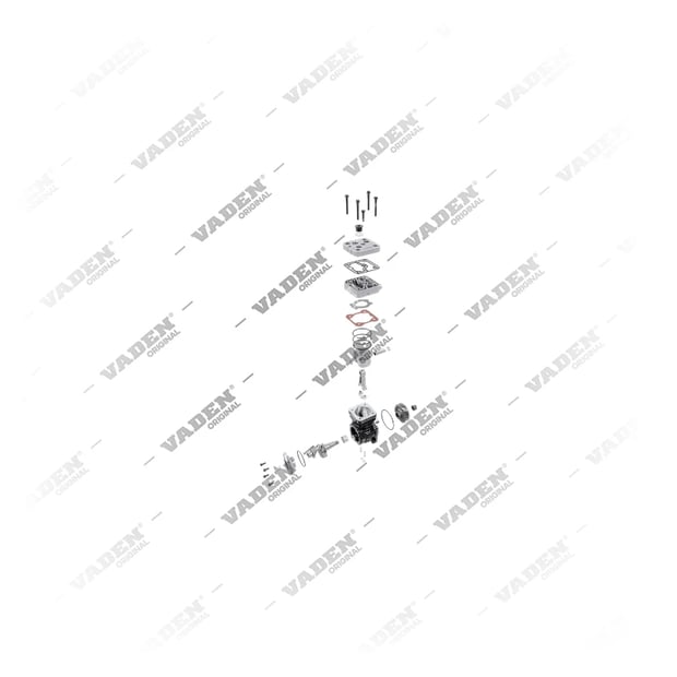 9) 4111510000,8845034370,9061300615, 1100 200 001 Single Cylinder, Air Compressor, Vaden