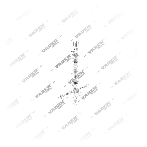 9) 4071300515,4071301715,4961300015,4961300215, 1100 100 001 Single Cylinder, Air Compressor, Vaden