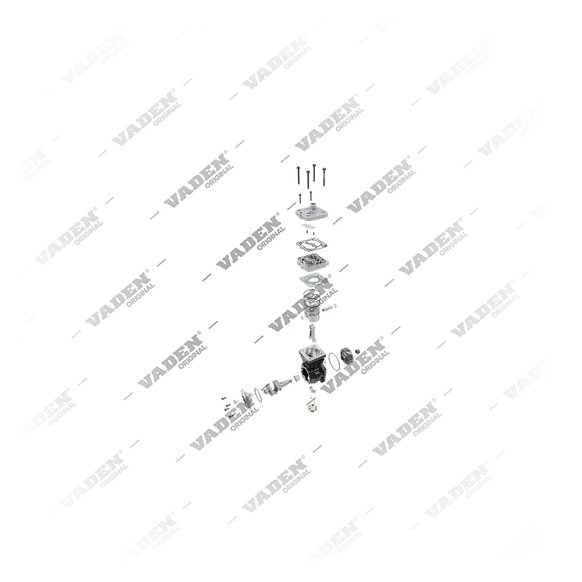 9) 9061305415,9061305815,4111510090,1517937, A9061305815 MERCEDES BENZ ATEGO 2 1322 Einzylinder, Luftkompressor, Vaden