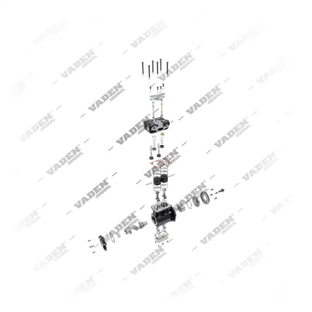 9) 5004188,TUFLO550, 2600 120 002 Bicilíndrico, Compresor de aire, Vaden