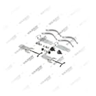 , 3516010 Kit de reparação, Suporte de almofada, Vaden