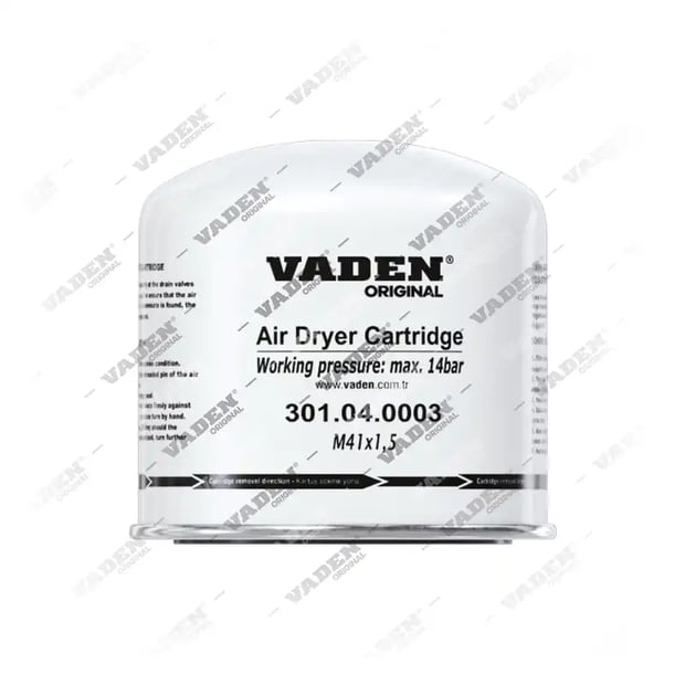 3) 1391510,1439553,2142288,II39737F004,II41300F, 301.04.0003 Cartucho, Valvula Secador de aire, Vaden