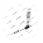 2039907,2573753,2845574,9125220000,9125220020, 1400 100 002 EURO6 Avec Embrayage, Compresseur d'air, Vaden