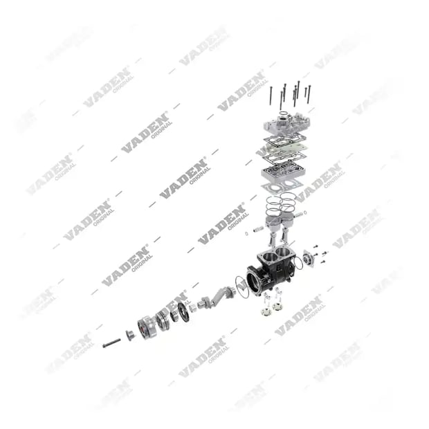 9) 2039907,2573753,2845574,9125220000,9125220020, 1400 100 002 EURO6 Avec Embrayage, Compresseur d'air, Vaden