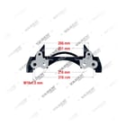 K015378, 3522009 SN6.../ SN7.../ SK7...- 19.5" Caliper Carrier, Brake Caliper Carrier, Vaden