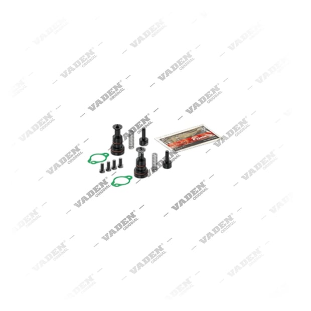 1) K159064K50, 1300 290 310 Kit de descarregadores, Kit reparo do compressor de freio a ar, Vaden