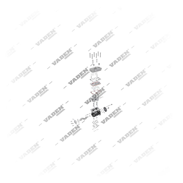 9) 1380457SP2,1470304SP2,1514064SP2,1728435SP2,1770607SP2,1784109SP2,179663SP2,1796663SP2,571287SP2,K003960SP2,K012799SP2,K014896SP2,K016615SP2,K016615000SP2,K016615ESSP2,LK4941SP2,LP4965SP2, 1400 010 004 (7600 880 006, 1376358 with gear), Twin Cylinder, Air Compressor, Vaden