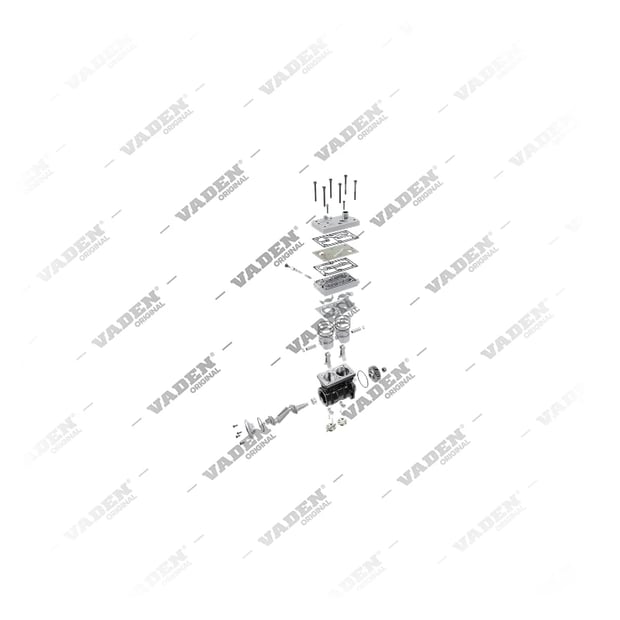 9) 9125100000,9061302515, A9061302515 MERCEDES BENZ CONECTO O345 OM906 Double cylindre, Compresseur d'air, Vaden