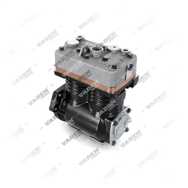 2) 70330098SP2,85000199SP2,LP4992SP2, 1300090007, (7600 880 002, 1677848 con ingranaggio), Doppio cilindro, Compressore d'aria, Compressori per freni ad aria, Vaden