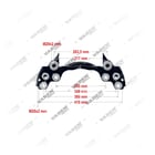 68323828, 4122014 DUCO- 19.5" Bremssattel-Träger, Bremssattelträger, Vaden