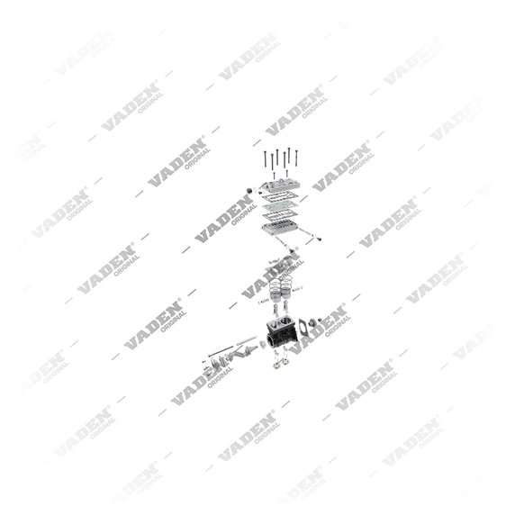 9) 4571304815,4571307015,9125101030, A4571307015 MERCEDES BENZ CAPACITY OM457 Двухцилиндровый, Компрессор воздуха, Ваден