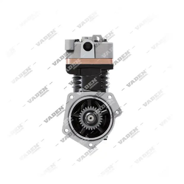 7) 20429343SP1,3173001SP1,8113405SP1,85000066SP1,LP4985SP1, 85000066SP1 VOLVO   (7600 880 002, 1677848 con engranaje), Bicilíndrico, Compresor de aire, Vaden
