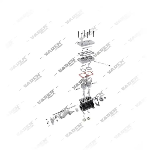 9) 4571302015,4571304615,4571306615,9115530070, 4571304615 MERCEDES BENZ   Bicilíndrico, Compresor de aire, Vaden