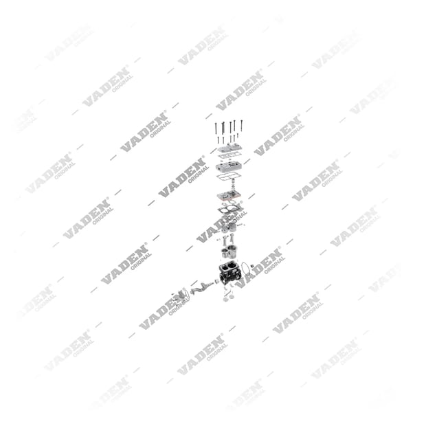 9) 21837144,22415863,85021390,85027390,14900082204,LP490TYPE, 21837144 VOLVO B13R Doppio cilindro, Compressore d'aria, Vaden