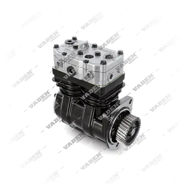 WABCO (7600 750 002, 470775, 478777 dişli ile), Çift Silindirli, Kompresör (9115051507)