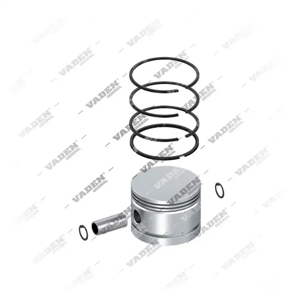 1) 155762, 7000 103 100 Ø100,00mm (STD) Piston et Segment, Kit de réparation du compresseur de frein à air, Vaden