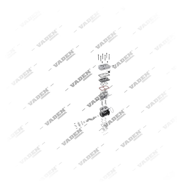 9) 1241874,1241874A,1241874R,1321470,1321470A,1321470R,1366290,II15697,II34840,LP4823,SEB01782000, 1321470 DAF CF85 ATI  Bicilíndrico, Compresor de aire, Vaden