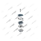 , 25 01 10 Cabeçote, Kit reparo do compressor de freio a ar, Vaden