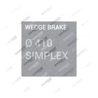 , Wedge Brake Ø 410 SIMPLEX Wedge Brake Repair Kit, Brake Caliper Types, Vaden