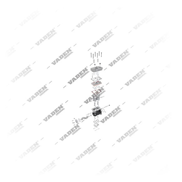 9) II32688AT,II32688ES,K002047ES,K002072,K003960,K003960000,K003960ES,K012799,K014896,K016615,K016615000,K016615ES,LK4941,LP4965,1380457,1470304,1512834,1514064,1541705,1728435,1770607,1784109,1796663,571179,571287, 1380457 SCANIA 124-420  Двухцилиндровый, Компрессор воздуха, Ваден