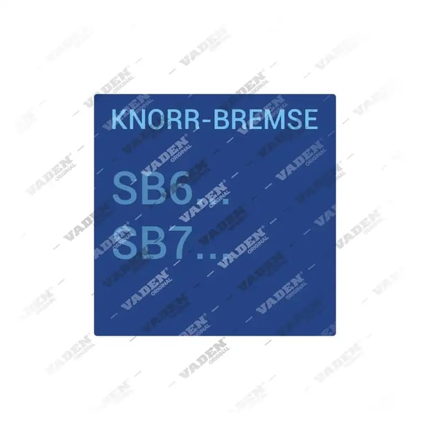 Knorr-Bremse SB6... / SB7... Knorr-Bremse Kit de reparação, Tipos de pinças de freio