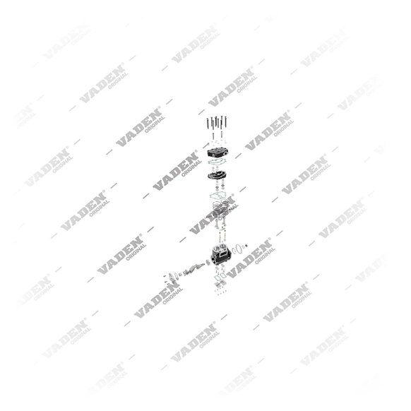 9) 1080437,1186722,1188844,1570594,1590264,1612335,1186722SP,KZ433,KZ4331RM,KZ4331X50, 1188844 VOLVO   Bicilíndrico, Compresor de aire, Vaden