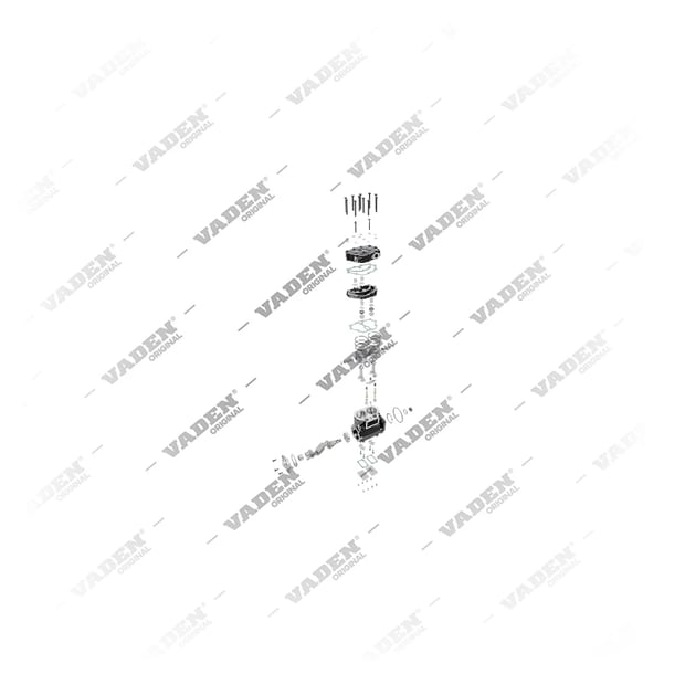 9) 1080437,1186722,1188844,1570594,1590264,1612335,1186722SP,KZ433,KZ4331RM,KZ4331X50, KZ4331X50 KNORR-BREMSE   Bicilíndrico, Compresor de aire, Vaden