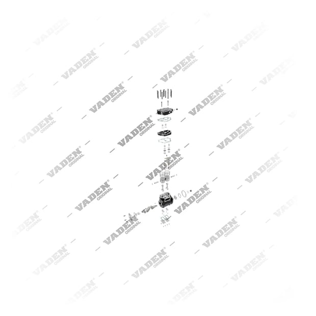 9) 1189107,1314107,1348920,301525,KZ996, 301525 SCANIA Двухцилиндровый, Компрессор воздуха, Ваден