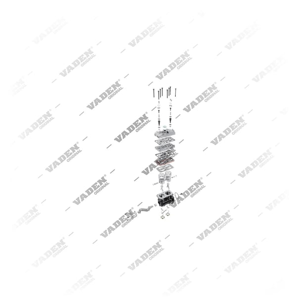 9) K009580,K009580000,LK4949,1882222,1901246, 1901246 SCANIA Bicilíndrico, Compresor de aire, Vaden
