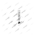 4127040090SP1,7420713886SP1, 1700 030 002 (7600 850 004, 8170446, 7408170446 avec engrenage), Double cylindre, Compresseur d'air, Vaden