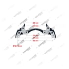 0004215706,K046498K50, 3522016 SL7.../ SM7.../ ST7...- 22.5" Suporte de pinça, Vaden