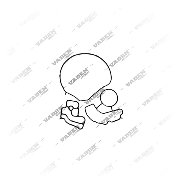 0101 075 Gasket, Refrigerador de óleo