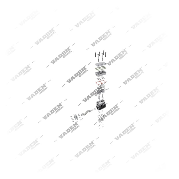 9) ACX83DX,K007304,500329613, 1500 010 003 Двухцилиндровый, Компрессор воздуха, Ваден