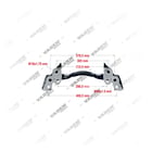 , 4122020 ELSA 195 /ELSA 225 /EX 225- 22.5" Caliper Carrier, Brake Caliper Carrier, Vaden