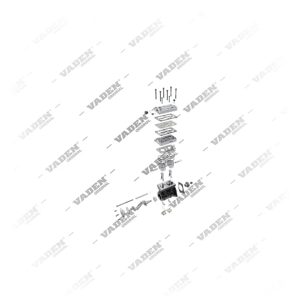 9) 9115532030,4571304715, A4571304715 MERCEDES BENZ AXOR 2 3343 Çift Silindirli, Kompresör, Vaden