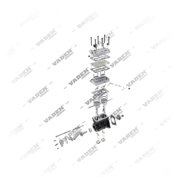 9) 9115531050,4571302715, A4571302715 MERCEDES BENZ Двухцилиндровый, Компрессор воздуха, Ваден