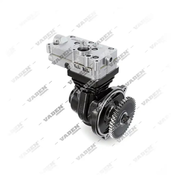 OEM 9121120010SP1 WABCO (7600 850 008, 3161258, 7403161258 с шестеренкой), Одноцилиндровый, Компрессор воздуха WABCO