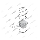 , 7000 855 100 Pistão e Anel, Kit reparo do compressor de freio a ar, Vaden