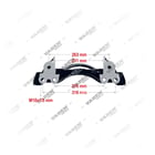 , 4022018 PAN 19 / PAN 22 SINGLE- R - 19.5" Caliper Carrier, Brake Caliper Carrier, Vaden