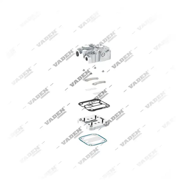 2) LK3836S1,LK3837S1,SEB01601S1,SEB01602S1,2488A292S1,2488A294S1, 2488A294 S1 Cabeçote do Compressor, Kit reparo do compressor de freio a ar, Vaden