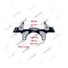 , 4022011 MAXX 22T- L - 22.5" Caliper Carrier, Brake Caliper Carrier, Vaden