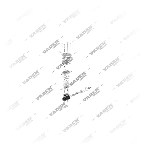 9) 5010550086,5600621115,4124420000, 5600621115 RENAULT TRUCKS KERAX 300 Twin Cylinder, Air Compressor, Vaden