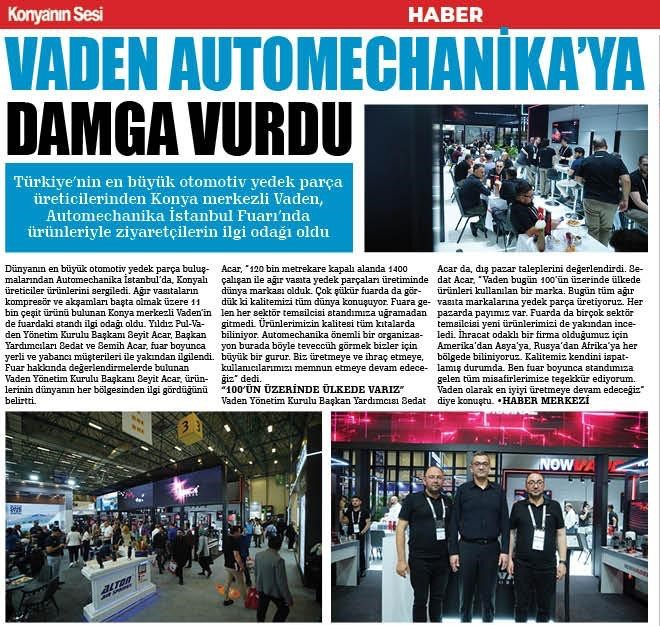 Vaden Odznacza Się na Automechanika